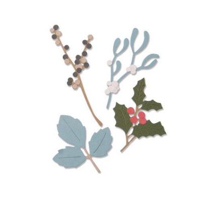 Sizzix Thinlits Stanzschablonen - Winter Leaves